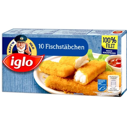 Mittag · Iglo Fischstäbchen 10 Stück 280g