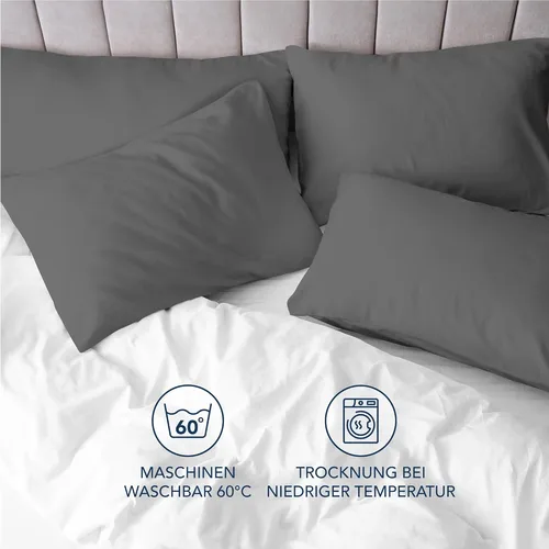 Kissenbezug 80x80 - Anthrazit